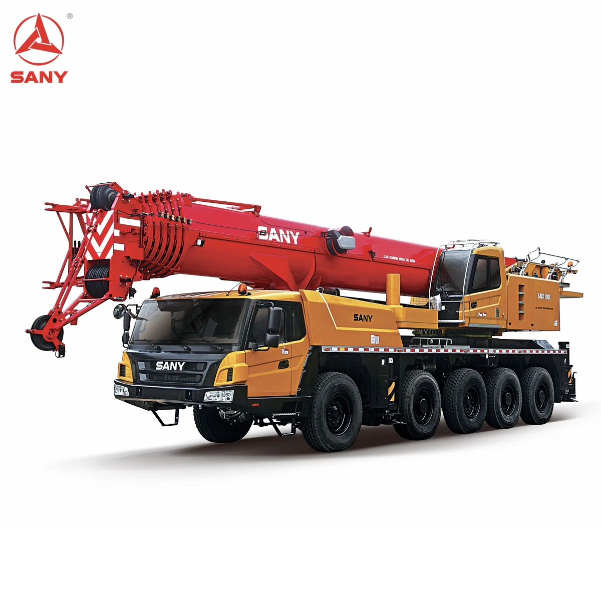 
SANY SAC 1100S sanny 20t/80t/100t/110t telescopic truck crane vehicular caterpillar crane mini lifting crane for truck 