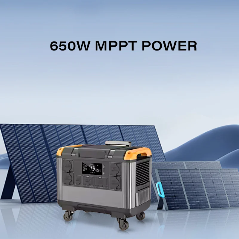 Banqcn 3000w high power high capacity energy storage outdoor solar power mobile power supply