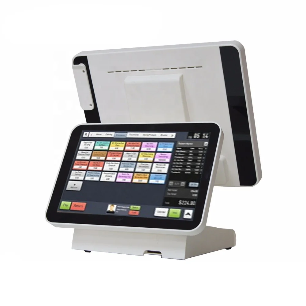 15 inch all in one Pos Systems touch screen POS machine with other financial equipment machine