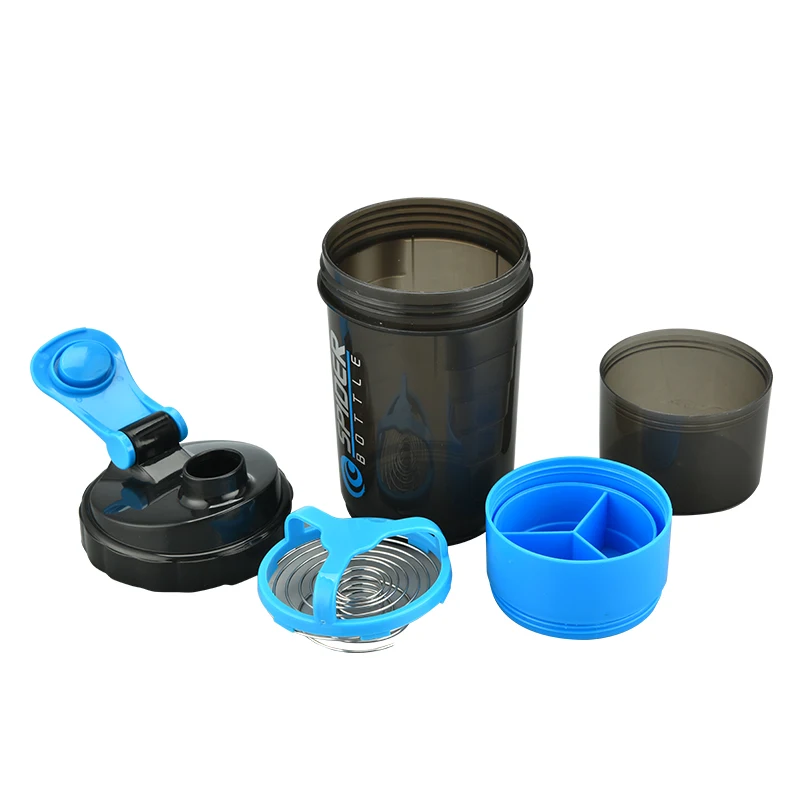 Оптовая продажа, индивидуальная бутылка для воды в тренажерном зале, прозрачные пластиковые бутылки для воды, пластиковая бутылка-Шейкер для протеина