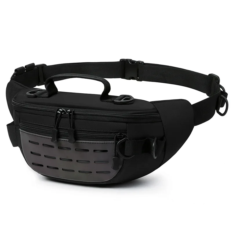 New Waist Bag Outdoor Running Phone Multi functional Large Capacity Reflective Luggage  Men Women Running Fishing Waist Bag