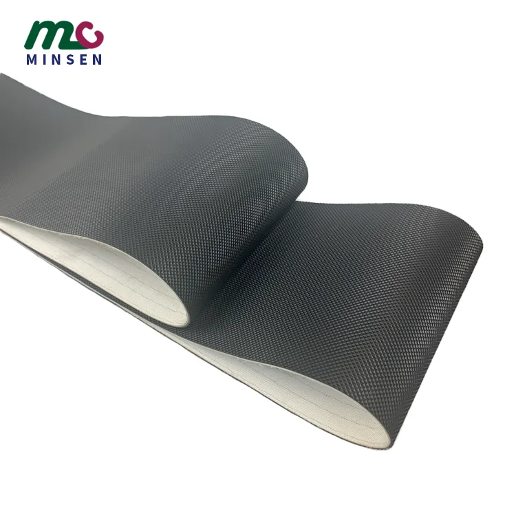 MINSEN Factory Price curve treadmill belt industrial conveyor belt horse treadmill belt running