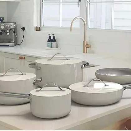 Aluminium Kitchen  Set ceramic Pots and Pans Non Stick Frying Pan Camping Cookware Sets