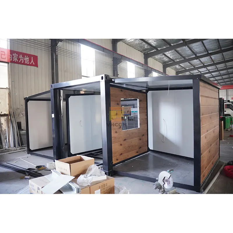 Manufacturer 20ft homes prefab steel expandable container houses Extendable Foldable Container Home House Price On Sale