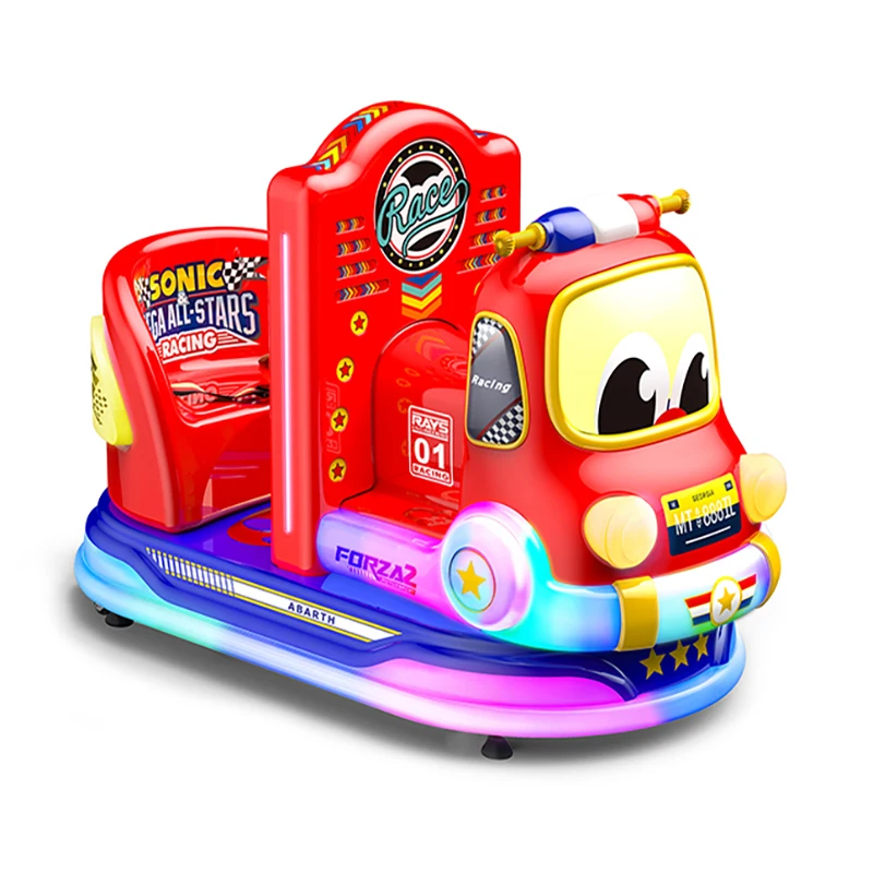 Double Seat Train Children Coin-operated Rocking Car Commercial Kiddle Ride