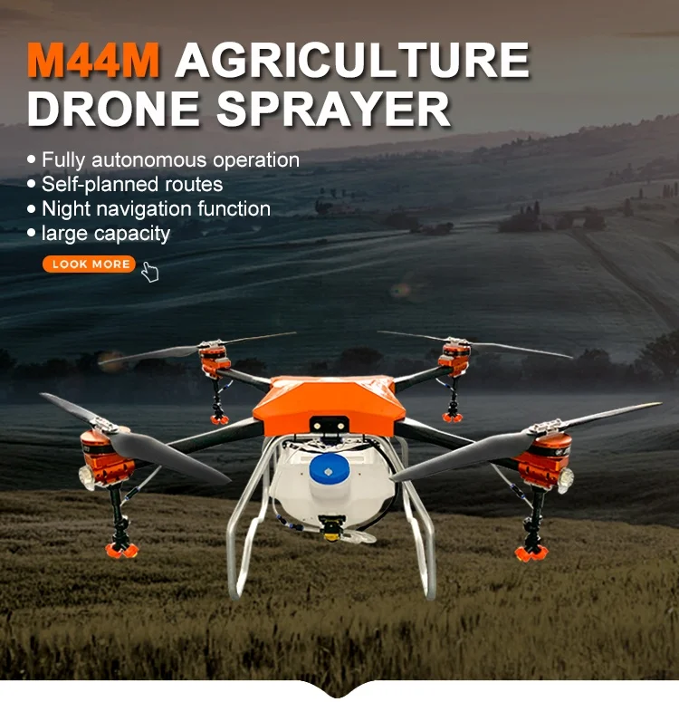 Remote control agricultural machine crop sprayer UAV