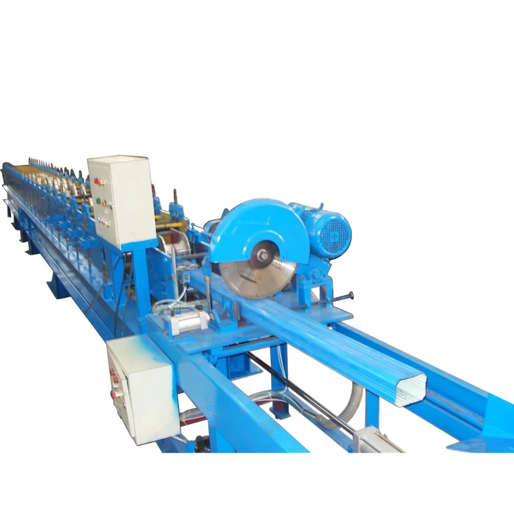Tube Rain Gutter Downspout Downpipe Making Production Line down Pipe Roll Forming Machine