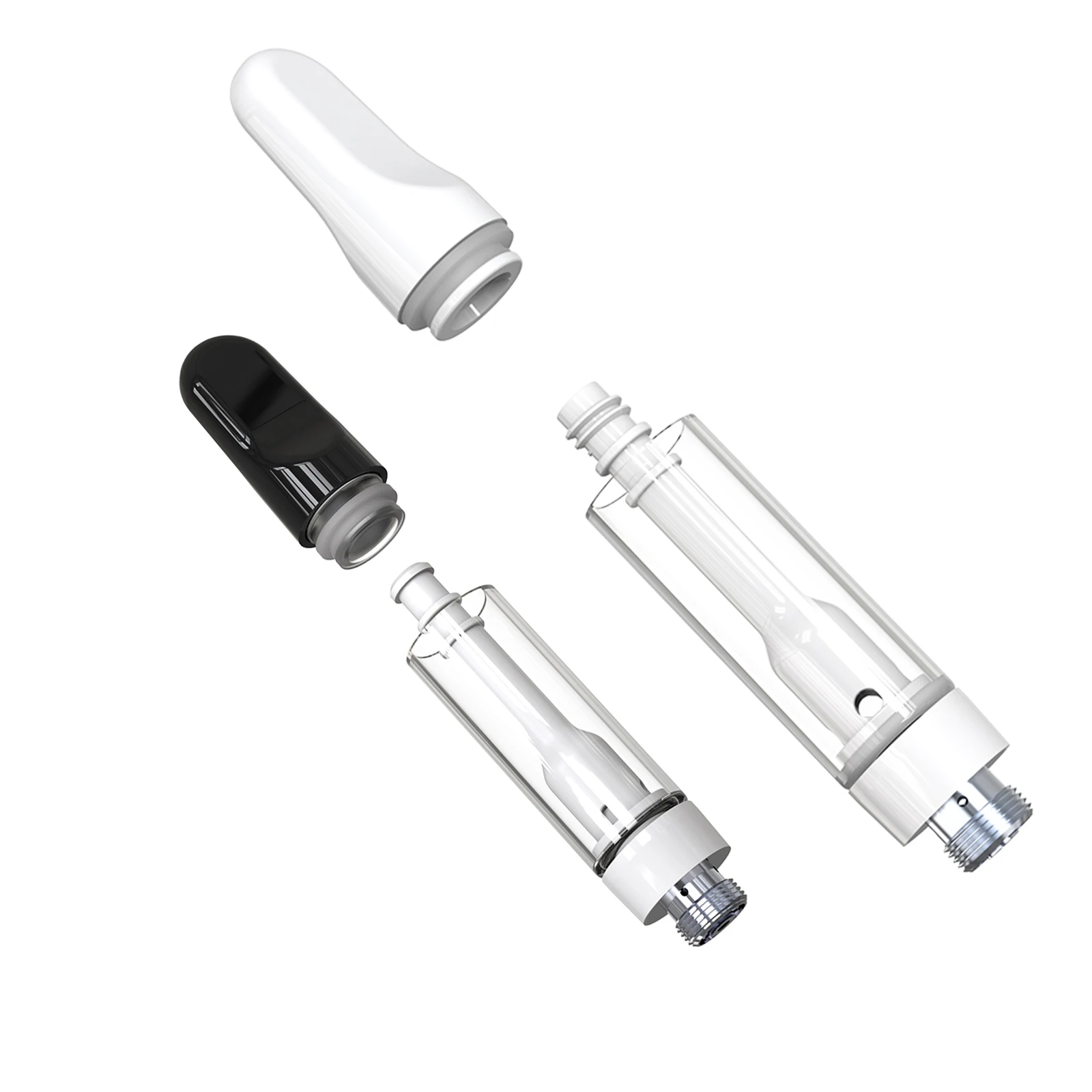 Xjbliss XJ19 wholesale .5 ml & 1ml ceramic coil 510 cbd full ceramic vape cartridge ceramic