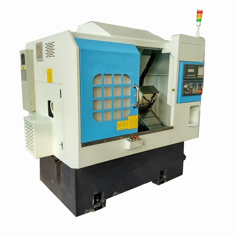 cnc slant bed CK46D-8 cnc lathe with drive tool