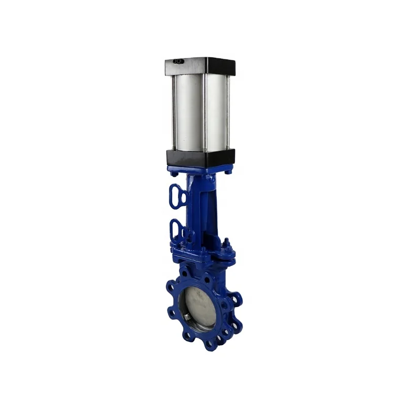 Taike Valve Knife Valves Ductile Iron Carbon Steel Stainless Steel Pneumatic Slide Knife Gate Valves