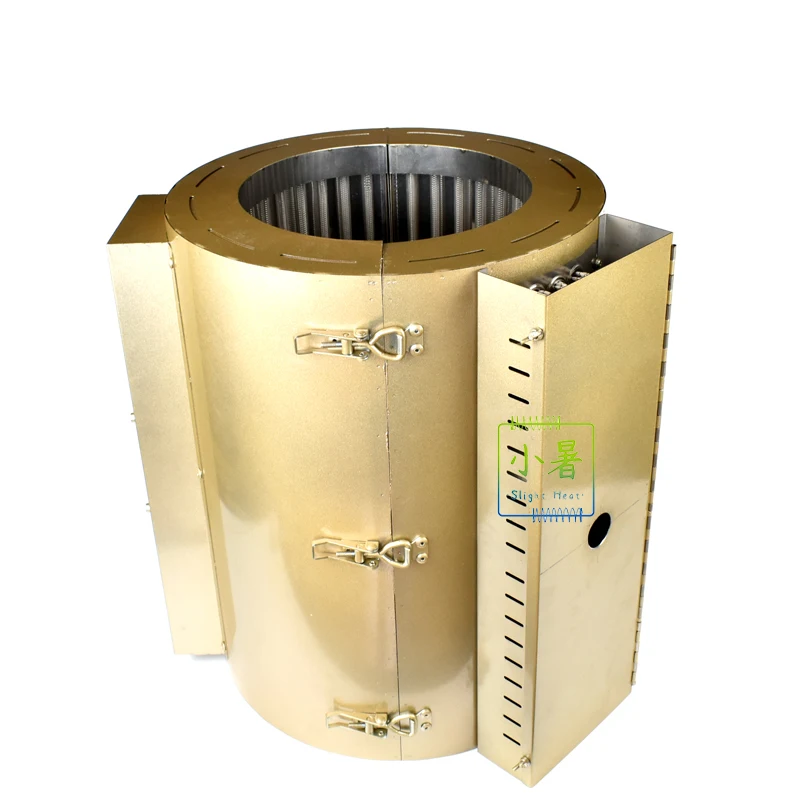 Slight heat 220v 2kw clamp heater band nano for blow molding machines with SUS Connection Box