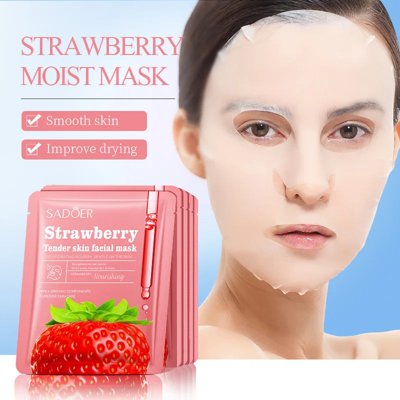 OEM ODM Private Label SADOER Face Skin Care Beauty Products Camellia Anti Oxidant Facial Mask