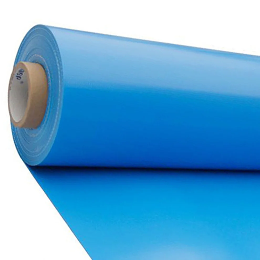 Wholesale Factory Anti-UV Reinforced Ocean Blue 1.5mm Thickness PVC Custom Swimming Pool  Liner