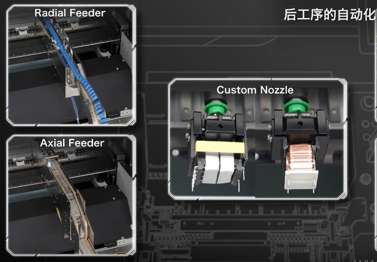 Automatic Juki SMT THT Pick and Place Machine DIP Components and Terminal Insertion Other Processing Line