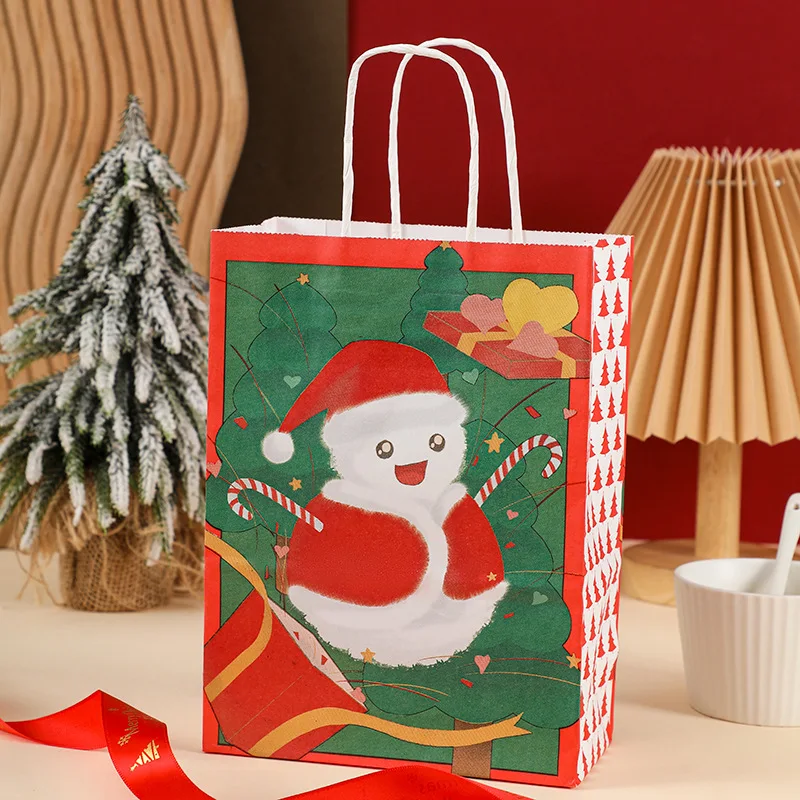 Wholesale Custom Luxury Craft Gift Brown White Packaging De Papel Printed Shopping Bag Kraft Paper Bags With Your Own Logo