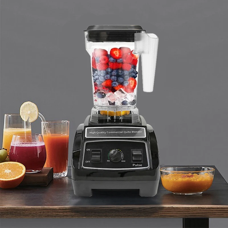 Professional Appliances Used Commercial Blender  Electric Plastic Commercial Juicer Machine with Push Button