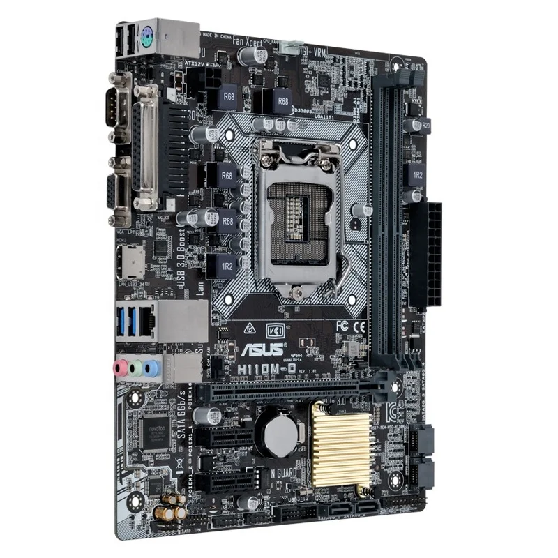 H110M-D FOR ASUS Intel H110 2xDDR4 DIMM Micro ATX form factor LGA1151 Motherboard