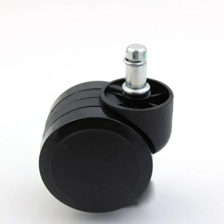 40Mm / 50Mm Nylon Heavy Duty Wheel Furniture Screw Thread Casters Caster Wheels With Brake Lock