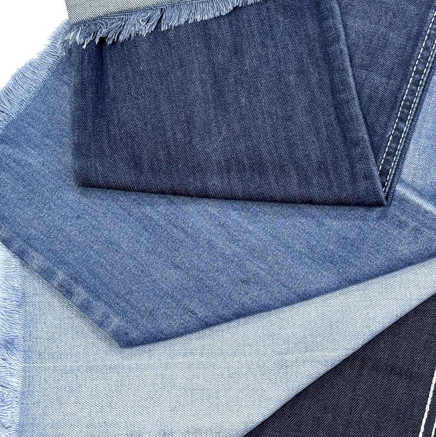 8.4 oz light weight Jeans fabric Wholesale rigid Denim Fabric for skirt