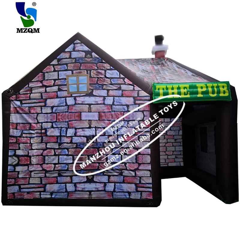 Giant Custom Portable Inflatable Cabin Bar Inflatable Cube Bar Tents