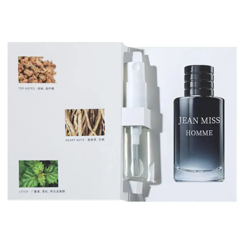 Original brand perfume 1:1Top quality wholesale test tube luxury perfume for men and women 1.5ml 2ml