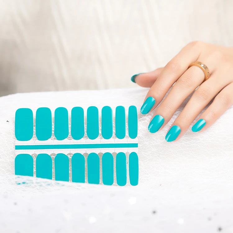 Nail polish strips manufacturer personalized fashion design DIY nail wraps