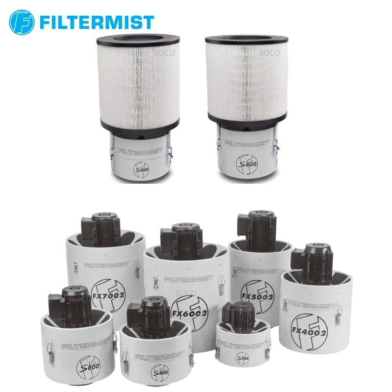 UK filtermist fx fx7002 oil filter CNC oil mist collector