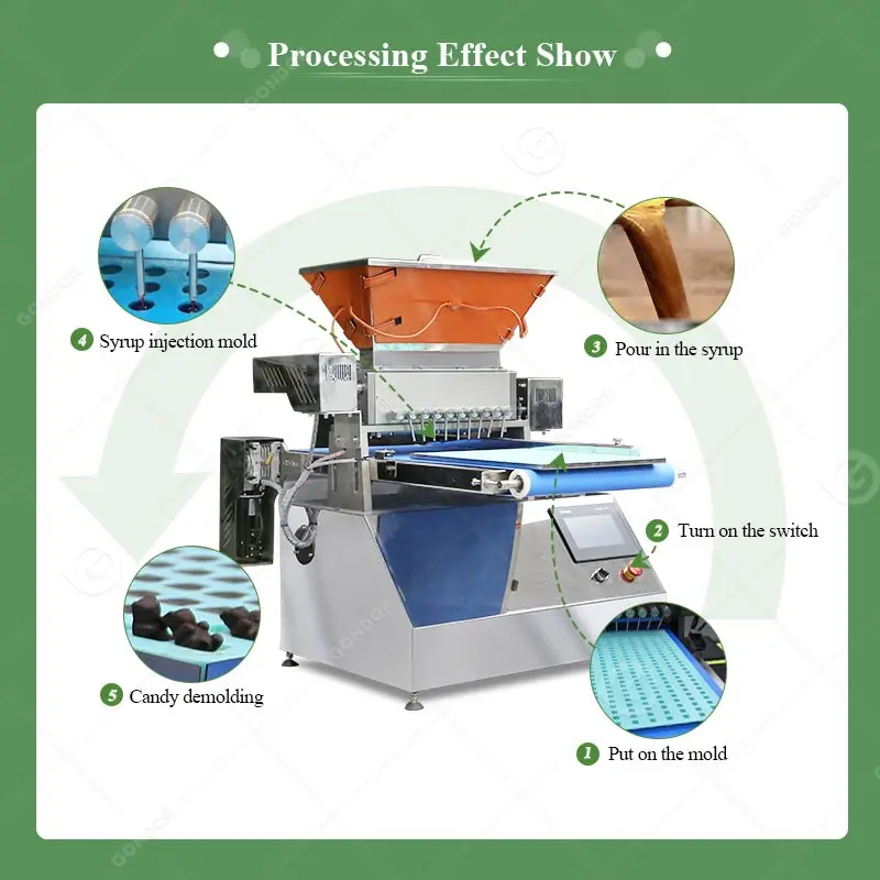 Small Hard Candy Form Candi Lolipopes Food Table Top Semi-Automatic 2 Mini Lollipop Gummy Make Machine Hand Manual Home