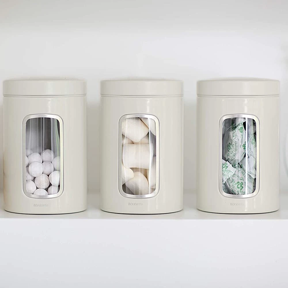 KLP wholesale metal stainless airtight coffee bean canister Storage sugar tea coffee canister with lid