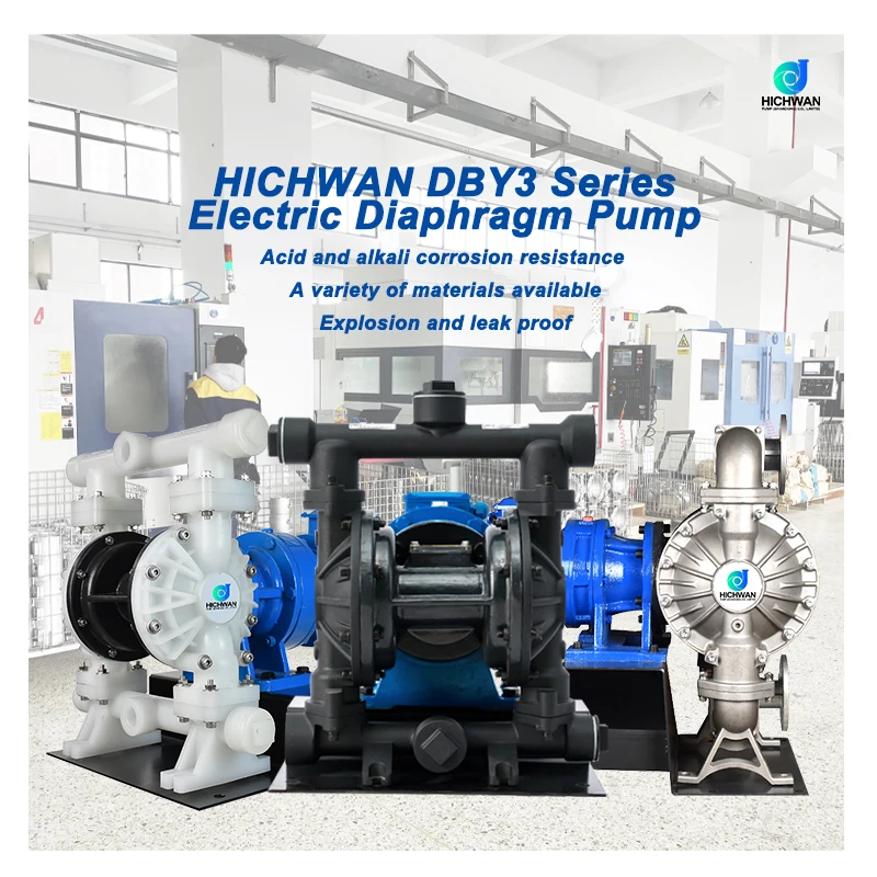HICHWAN DBY3 series electric double diaphragm pump with YE motor