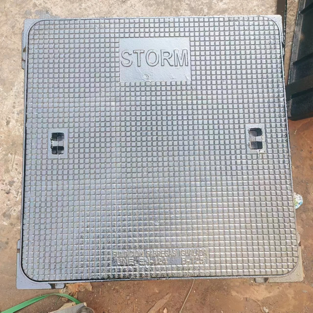 Ductile Cast Iron Square Manhole Cover/spheroidal graphite cast iron Manhole/Nodular Cast Iron Manhole Cover