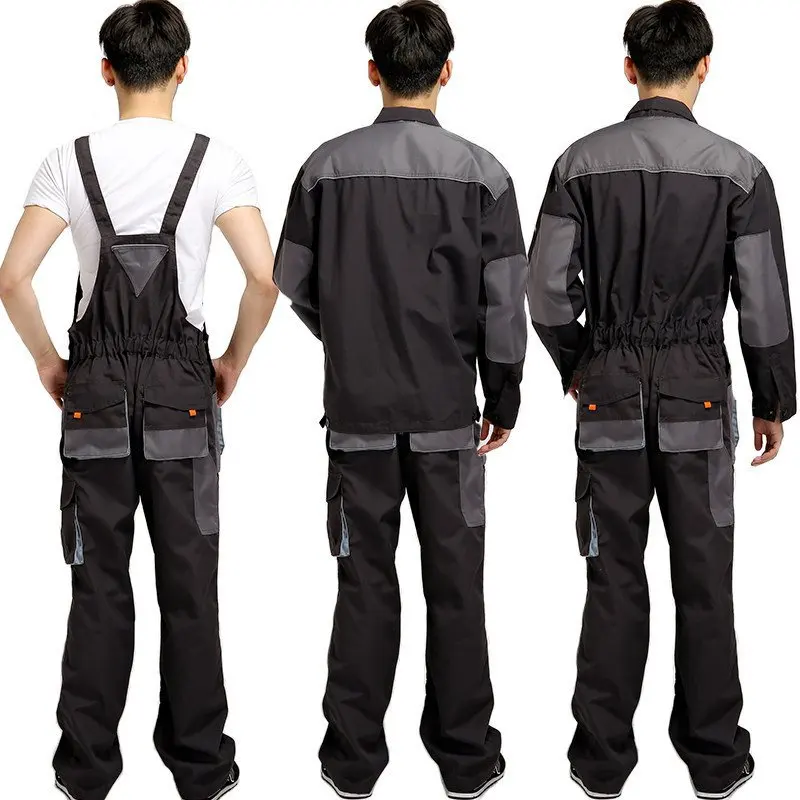 Garment Mechanic Dangri Dress Coverall clothing apparel uniforms Reflective Workwear Fire Resistant Overalls For Men