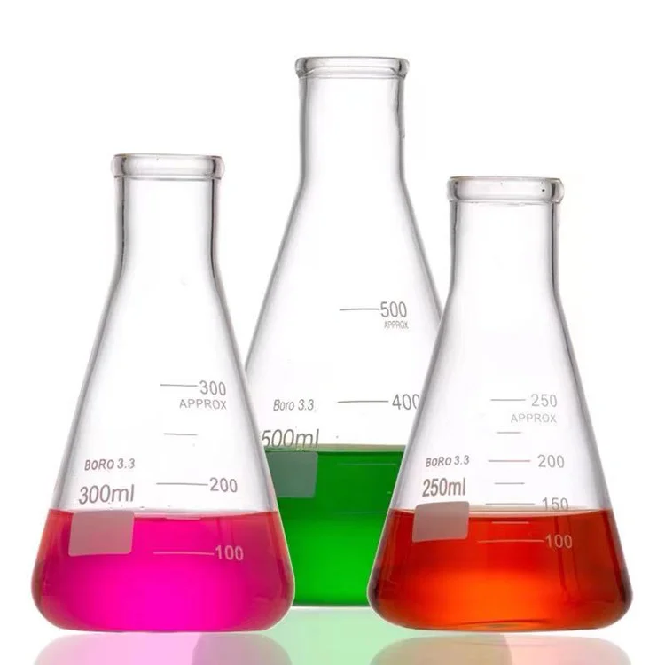 Необходимая колба Erlenmeyer стеклянная 1000 мл