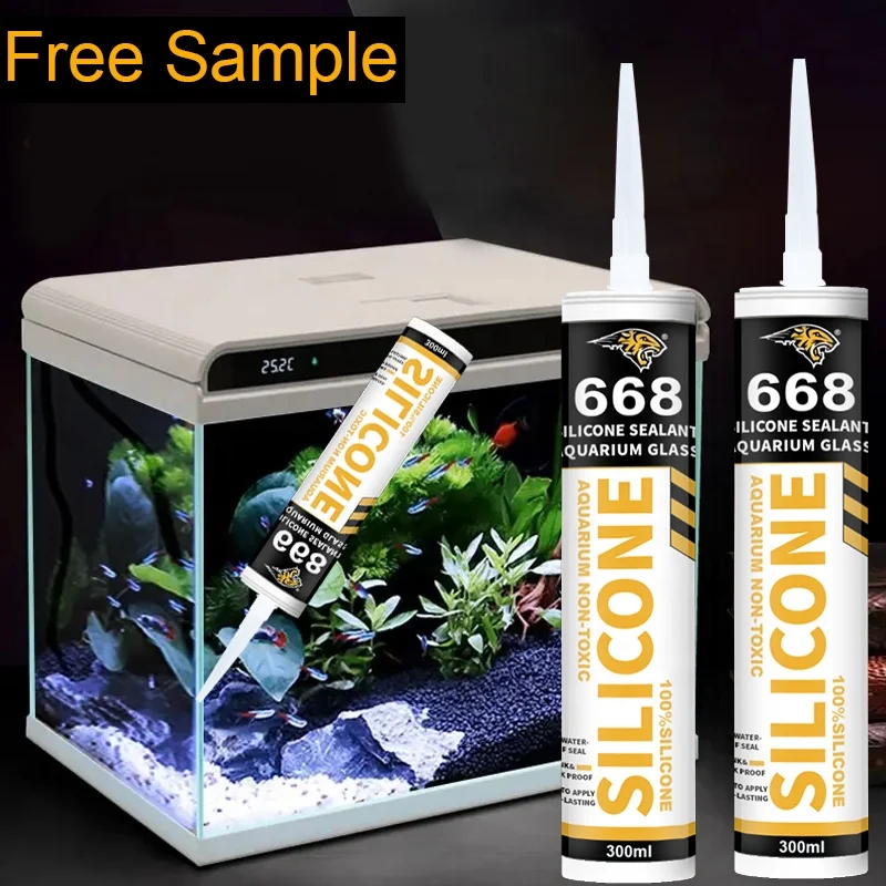 Transparent Silicone Sealant Easy Sealing Waterproof Neutral Construction for Glass