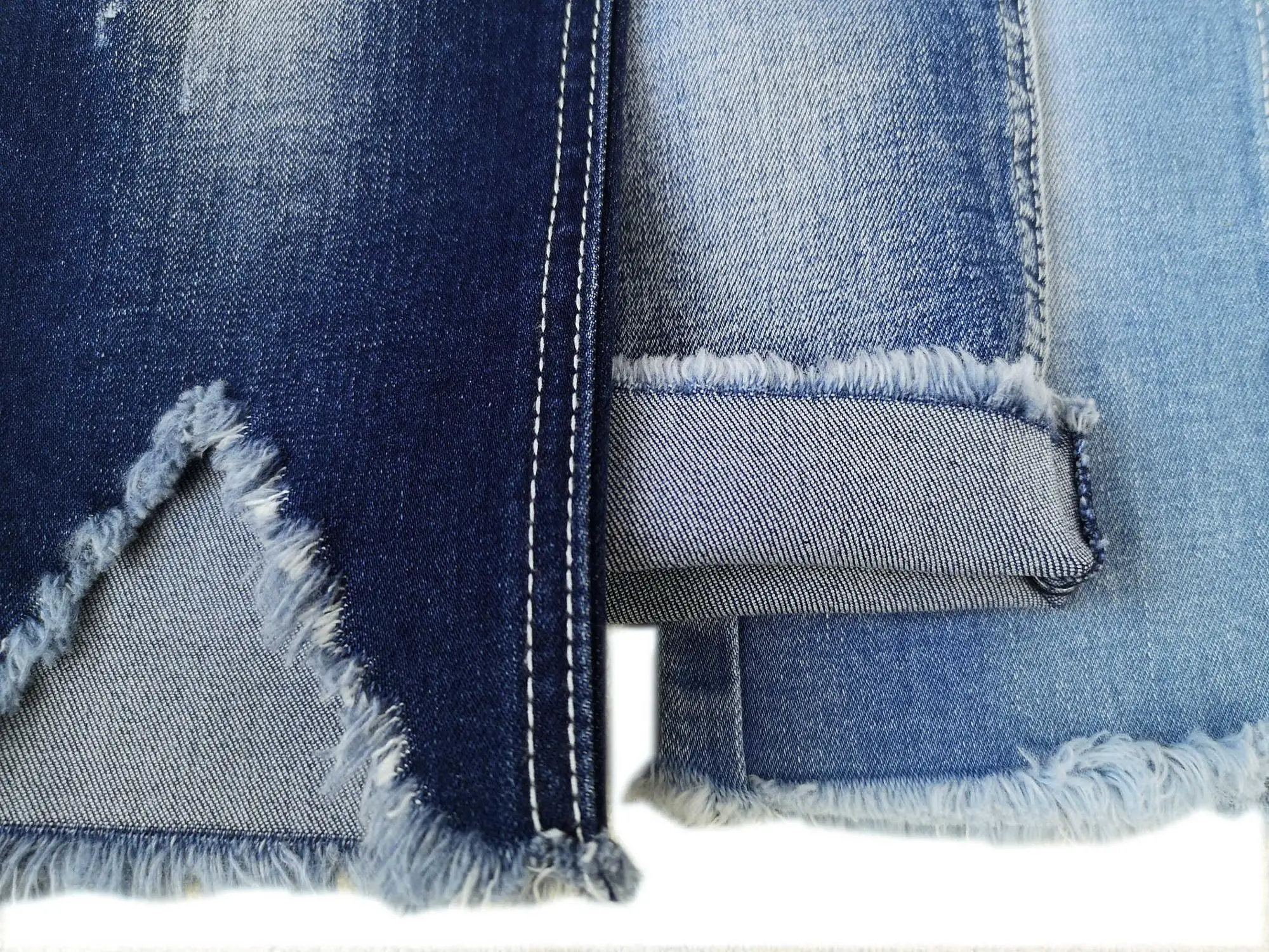 CK1586 Cotton polyester spandex soft TR stretch denim fabric at competitive price