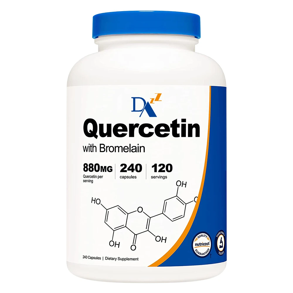Quercetin Powder Zinc Capsules Dietary supplement Support seasonal lmmune function