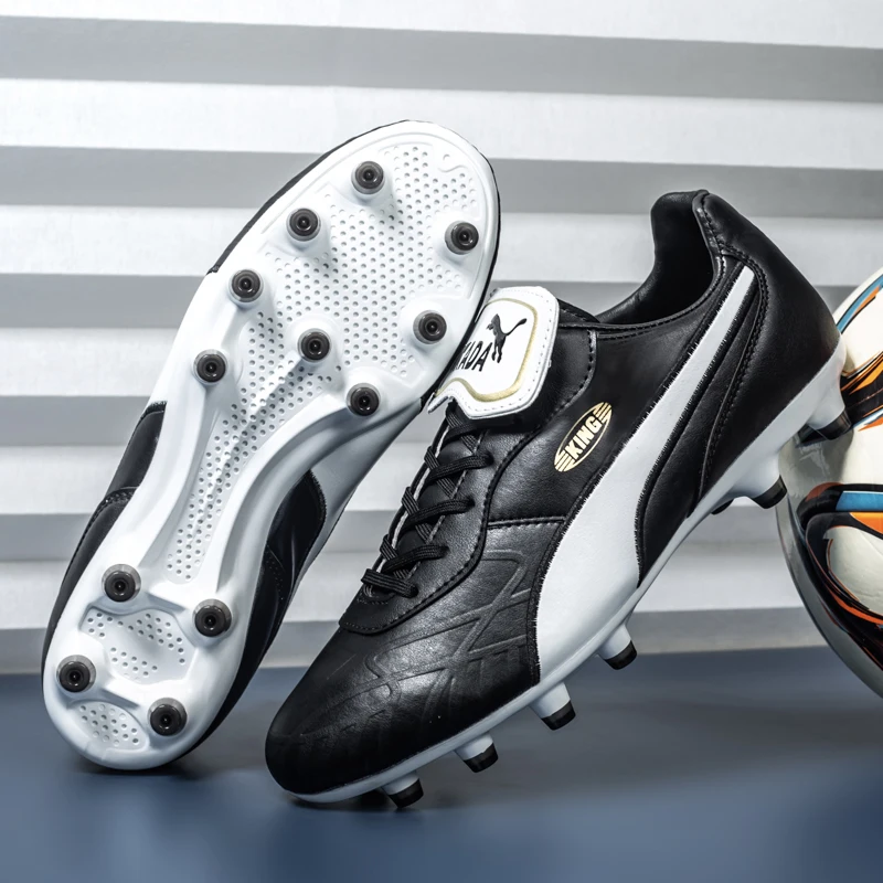 H2-2085 New Football shoes High Quality Training Cleats Outdoor Athletic Sport Boys Soccer Shoes Zapatilla De Futbol Hombre