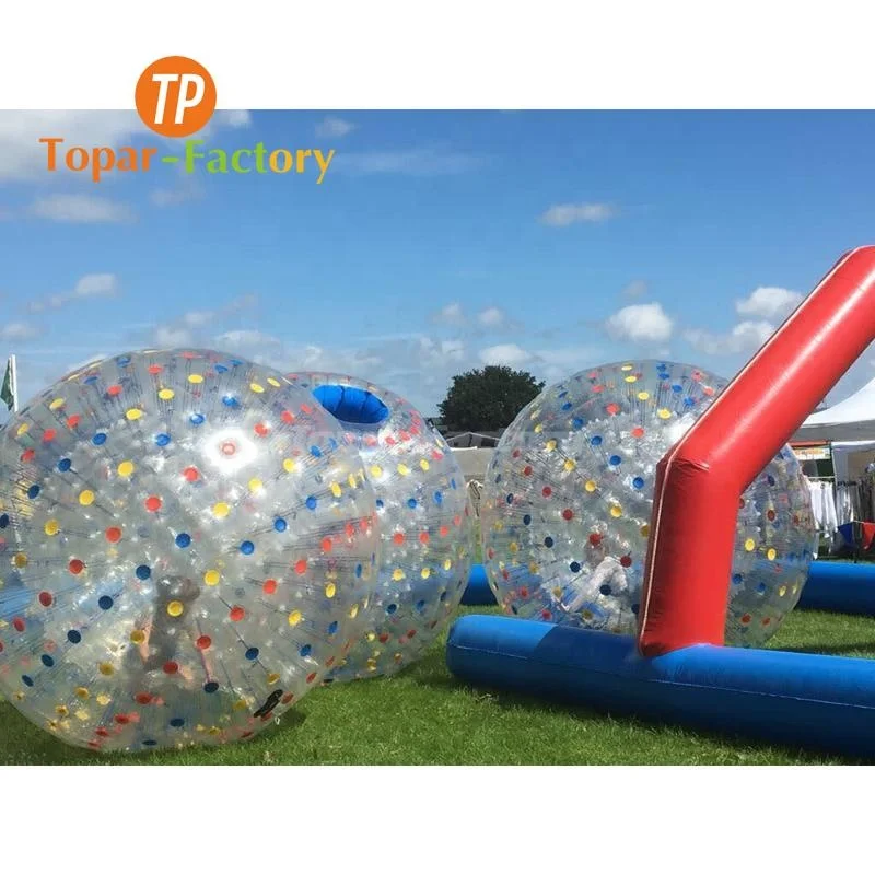Topar-Inflatable Latest Rental Bumper Sized Human Hamster Karachi Jelly Ball Bubble For Human