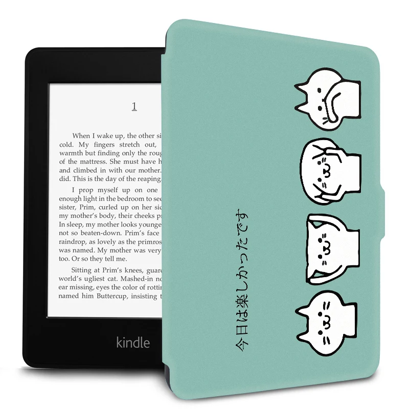 Lightest Premium Leather Smart Cover for Kindle Paperwhite 4 Case for Kindle 10 Generation