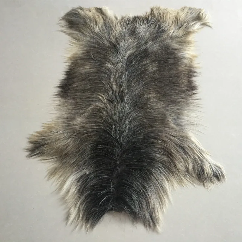 Wholesale natural Home Decorative goat fur rug