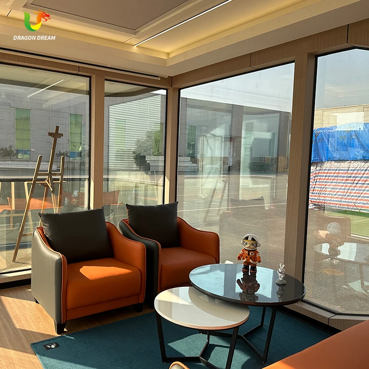 Fully furnished modern outdoor houses wooden mobile house for rent tiny prefabricated mobile house home
