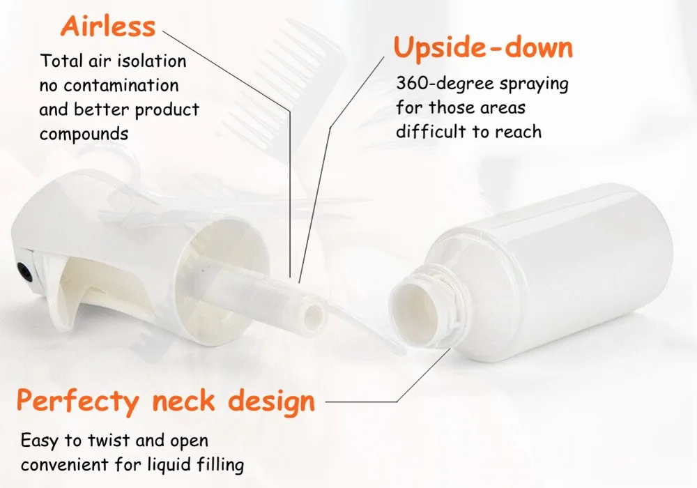 5oz 6oz 7oz 10oz 150ml 160ml 200ml 300ml Plastic Trigger Barbershop Beauty Salon Hair Mist Spray Bottle