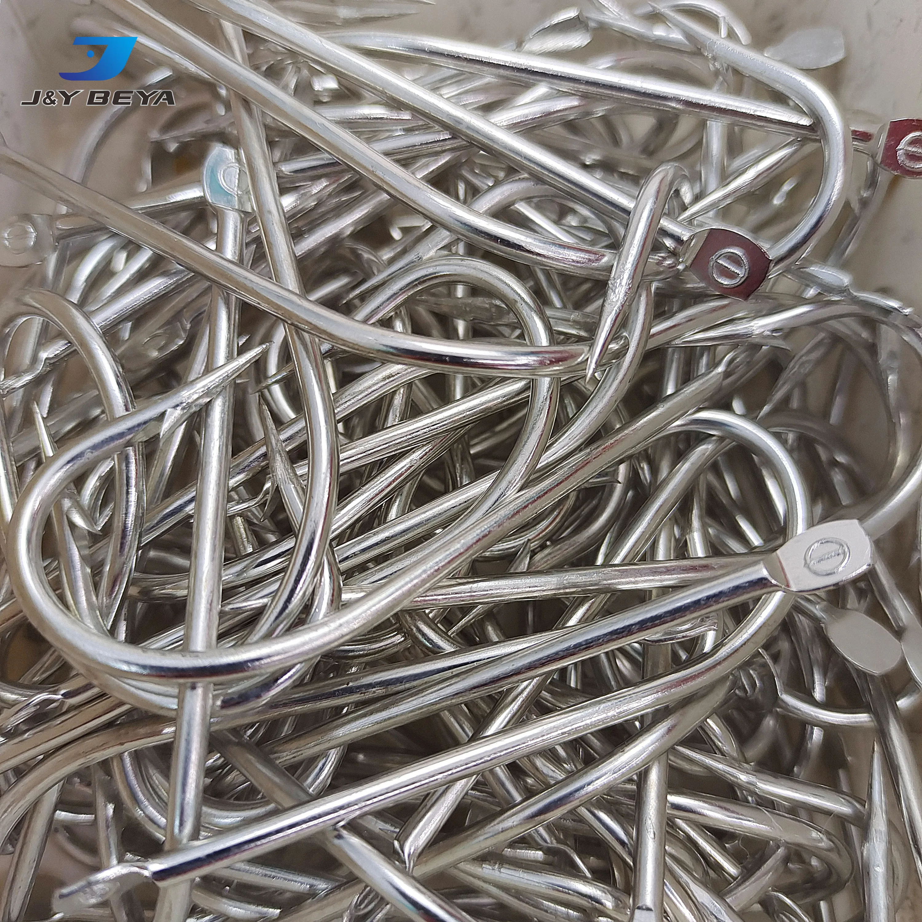 Mustad 2310 Model Fishhook High Carbon Steel Barbed Hook 1000pcs/box Saltwater Fishing Hooks