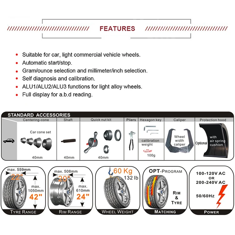 Easy Operation And High Quality Repair Two Wheels Self  Wheel Balancing Machine Workshop Equipment