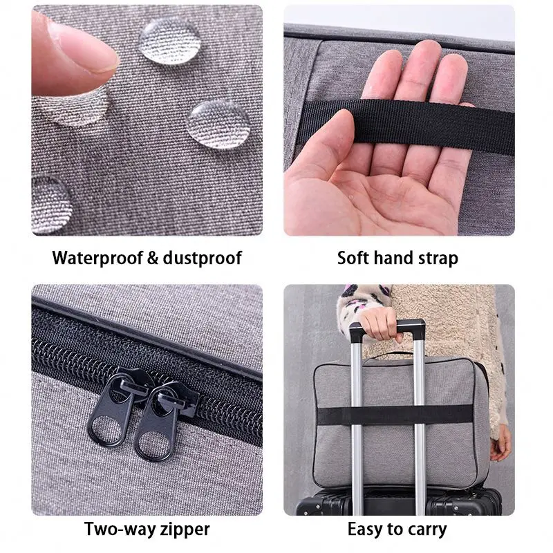 Wholesale Safe Water Resistant Briefcase Organizer Storage Waterproof Document Bag