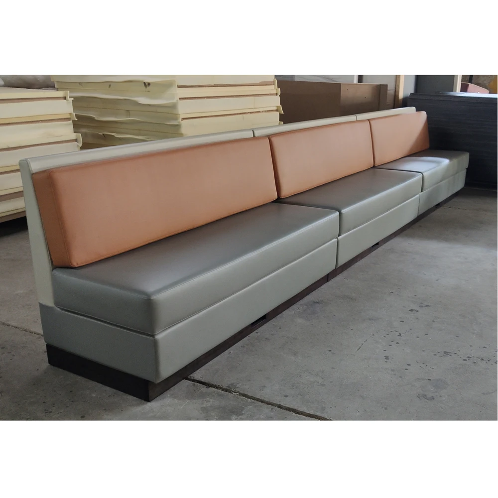 Vinyl booth sofa Restaurant booth seating restaurant booths