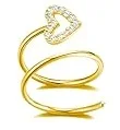 Wholesale Double Hoop Stainless Steel gold Snake Flower Butterfly Planet Angel Wings Heart Ball Piercing Jewelry For Women