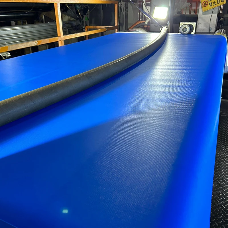 Jinlong tarpaulin manufacturer 610 gsm 5m x 50m plastic roll green pvc