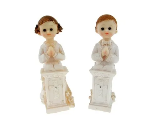 Poly Resin Communion Figurines with Podium
