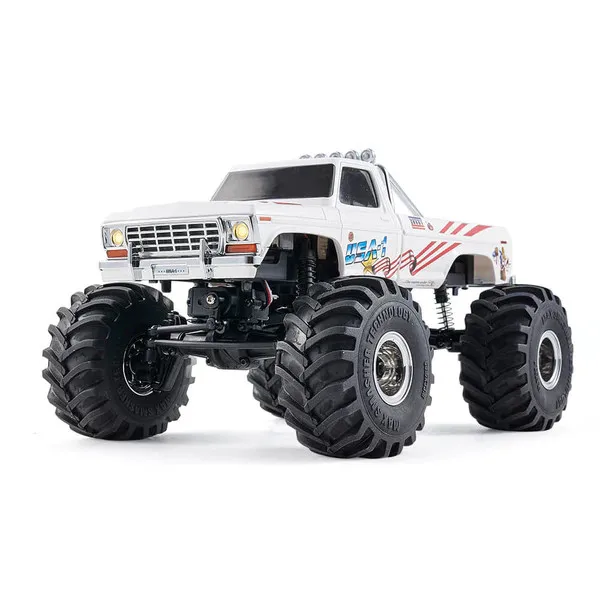 Cheap Two speed Crawler Pickup Stunt  Car USA-1 FMS 1/24 FCX24 Max Smasher V2 Electric Mini RC Monster Truck RTR 4WD Vehicle Toy